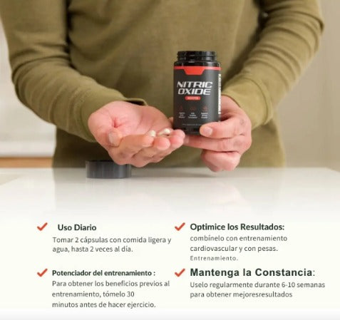 🔥🌟 Siéntete Activo, Seguro y Lleno de Energía con el combo PROSTATE HEALTH + NITRIC OXIDE